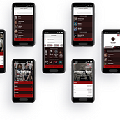 App "Live Concert" Stile Guide. App for buying concerts, listening music, or follow your prefer artists. Desenvolvimento de apps, Desenvolvimento Web, Design de apps, e Mobile Design projeto de Victoria Saiz Acitores - 01.01.2020