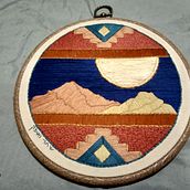 Desert vibe embroidery. Embroider project by Yael Zamir - 08.05.2020