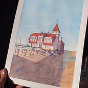 My project in Architectural Sketching with Watercolor and Ink course. Fine Arts, and Watercolor Painting project by Jesica Nuñez - 08.05.2020
