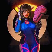 Mi Proyecto del curso: Dva y su pistolita. Digital Painting project by Francisco Armoa II - 08.05.2020