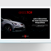 Volkswagen Golf GTI TCR. Design interativo, Web Design, e UX / UI projeto de cintia corredera - 06.08.2020