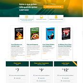 Ebookteca -  projeto do curso: Criação de site de afiliação com o WordPress. Web Design project by Luciano Oliveira - 08.06.2020
