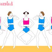 Juventud - danza contemporánea - diseño de vestuario CCC. Costume Design project by Vanesa Casado - 08.07.2020