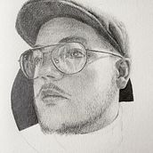 My project in Realistic Portrait with Graphite Pencil course. Desenho projeto de Derek McClure - 07.08.2020