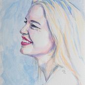 Watercolour portrait #6. Un proyecto de Pintura a la acuarela de Mikko Oksalahti - 07.08.2020