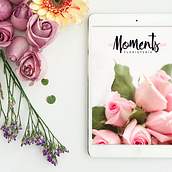 Publicación Interactiva - Moments Floristería. Animation, Br, ing, Identit, Communication, Design, Graphic Design, Interactive Design, Video Editing, Advertising, and Video project by Carla Antúnez - 06.25.2019