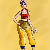 Mi Proyecto del curso: Creación de personajes estilo urbano. Character Animation project by Monica Contini - 08.11.2020