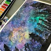 Mi Proyecto del curso: Técnicas modernas de acuarela. Un progetto di Illustrazione tradizionale di Eiko Kagami - 08.08.2020