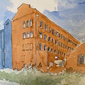 My project in Architectural Sketching with Watercolor and Ink course Ein Projekt aus dem Bereich Architektonische Illustration von davidholmes1.dh - 08.08.2020