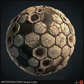 Mi Proyecto del curso: Introducción a la creación de texturas con Substance Designer. 3D, 3D Design, 3D Modeling, and Video Games project by sergio_lobo_rdg - 08.08.2020