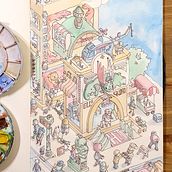 My project in The Art of Sketching: Transform Your Doodles into Art course. Traditional illustration project by vishaallalla - 08.08.2020