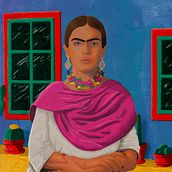"FRIDA", del curso: Retratos pictóricos con técnicas digitales. Digital Illustration project by Ernesto Pérez Medina - 08.08.2020