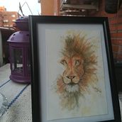 Fuerza interior. Fine Arts, Creativit, Artistic Drawing, Traditional illustration, and Watercolor Painting project by Silv - 08.09.2020