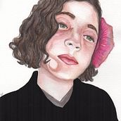 Retrato em aquarela. Watercolor Painting project by Elaine Ferreira - 08.09.2020