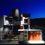 VIVIENDA UNIFAMILIAR. Architecture project by Cinthya Dessire Arbaiza Rojas - 08.09.2018