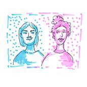 Cosas del principio de las relaciones_by Aole.ilustra. Traditional illustration project by Laura Recio - 08.10.2020