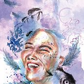 Mi Proyecto del curso: Retrato ilustrado en acuarela. Un proyecto de Bellas Artes, Dibujo y Dibujo de Retrato de Mónica Patricia Clavijo Zárate - 10.08.2020