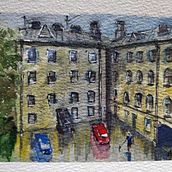 My project in Urban Landscapes in Watercolor course. Architectural Illustration project by Daria Zubova - 08.14.2020