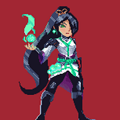 Meu projeto do curso: Introdução ao desenho de personagens em pixel art. Un proyecto de Pixel art de Luan Santim Buonfiglio - 10.08.2020