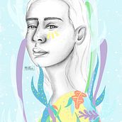 Mi Proyecto del curso: Retrato con lápiz, técnicas de color y Photoshop. Un proyecto de Dibujo a lápiz e Ilustración tradicional de Andrés Caro - 09.10.2020