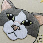 Primeiros bordados . Embroider project by Lia Kapp - 08.11.2020