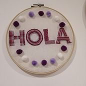 Mi Proyecto del curso: Letras bordadas: el hilo como herramienta gráfica. Embroider project by Clau GV - 08.11.2020