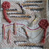 Mi Proyecto del curso: Creación de tapices bordados. Een project van Borduurwerk van Ruth Szvarc - 11.08.2020
