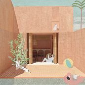 Version-1 of My project in Architectural Visualization Using Digital Collage course. Un proyecto de Diseño, Arquitectura interior, Diseño de interiores y Paisajismo de Sakshi Mathur - 11.08.2020