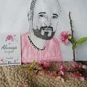 Nuevo retrato bordado artista argentino . Embroider project by Paola Gorosito - 08.12.2020