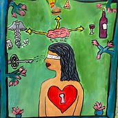 Your Heart has the Answer!. Traditional illustration, Painting, Creativit, Pencil Drawing, and Drawing project by dederomero09 - 08.10.2020