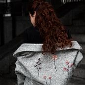Abrigo bordado con lana. Un proyecto de Bordado de Koral Antolín Maillo - 12.08.2020