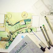Forest Terrase. 3D Modeling, L, scape Architecture, 3D, Sketching, Pencil Drawing, Architectural Illustration, Ink Illustration, Spatial Design, and Design project by Odarka Hrychaniuk - 02.01.2012