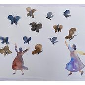 Mi Proyecto del curso: Ilustración artística: dibuja tu imaginario. Atrapando sueños.  Ein Projekt aus dem Bereich Traditionelle Illustration von Gabriela López Coello - 15.08.2020