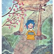 Shophie en Japón. Drawing, Traditional illustration, and Children's Illustration project by Vanessa Rivera Férnandez - 11.17.2020