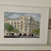 Mi Proyecto del curso: Dibujo arquitectónico con acuarela y tinta. Sketching, Drawing, Watercolor Painting, Architectural Illustration, Sketchbook & Ink Illustration project by Rosa Bastida González - 08.13.2020
