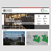 Observatorio de la vivienda - UPV. Web Development, and Web Design project by Miguel Malpica Pérez - 03.02.2020