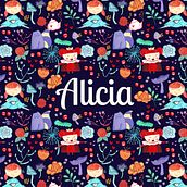 Mi Proyecto del curso: Diseño de patrones ilustrados "Alicia". Design gráfico, Ilustração tradicional, e Pattern Design projeto de Agustina Speroni - 14.08.2020