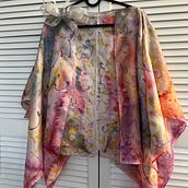 Mi Proyecto del curso: Técnicas de pintura en seda. Painting, Fashion Design, DIY, and Textile Design project by lbenrey - 08.14.2020