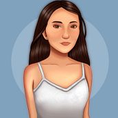 My project in Female Character Portraits in Procreate course. Digital Drawing project by kmr4 - 08.14.2020