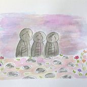 Pequeños Budas. Un progetto di Pittura ad acquerello di Beatriz Garcia - 14.08.2020