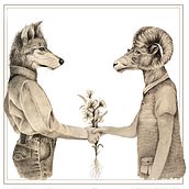 Las bestias inocentes. Un projet de Design , Conception éditoriale, Design graphique et Illustration traditionnelle de Celia López Bacete - 01.02.2020