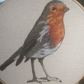 Mi Proyecto del curso: Pintar con hilo: técnicas de ilustración textil. Embroider project by Maria Fernanda Martinez Garcia - 08.15.2020