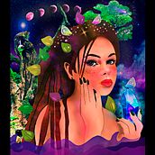 Mi Proyecto del curso: Retratos digitales de fantasía con Photoshop. Un progetto di Disegno artistico, Disegno di ritratti e Disegno digitale di Francisca Valenzuela - 15.08.2020