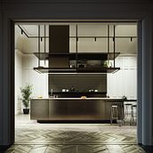 Parisian Refurbishment. Un progetto di Architettura digitale, Interior design, Illustrazione architettonica, Modellazione 3D e ArchVIZ di César Morales Hin - 15.08.2020