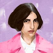 Mi Proyecto del curso: Retratos pictóricos con técnicas digitales. Fine Arts, Portrait Drawing, Digital Drawing, Oil Painting, and Digital Painting project by Miranda Celis García - 08.15.2020