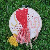 Mi Proyecto del curso: Creación de tapices bordados. Embroider project by Damiana Dubatti - 08.15.2020