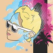 Retro Portrait . Ilustrasi Digital proyek oleh Lorena Rodriguez - 08.15.2020