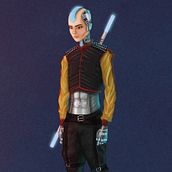 CYBERPUNK Aang. Character Design, Digital Illustration, and Digital Painting project by Gustavo Pommerening - 08.15.2020