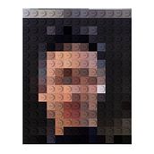 Legofy your face - automated and made customizable using Grasshopper3D for Rhino & Vray 4.3. 3D, and 3D Animation project by Mahmoud Ramdane - 08.16.2020