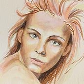 My project in Artistic Portrait with Watercolors course. Watercolor Painting project by allison_10 - 08.16.2020